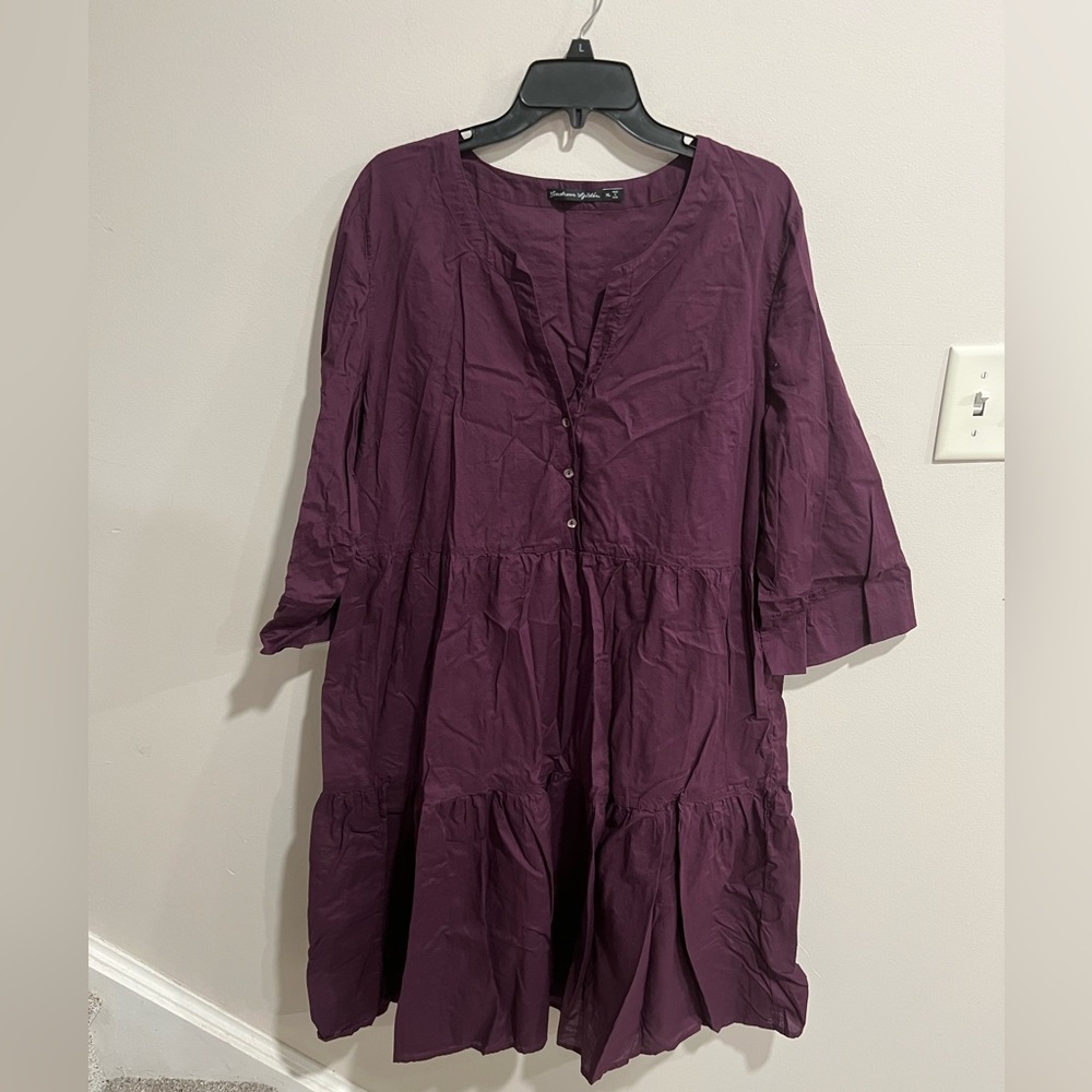 Gudrun Sjödén 100% Bormull Cotton LagenLook Midi Dress